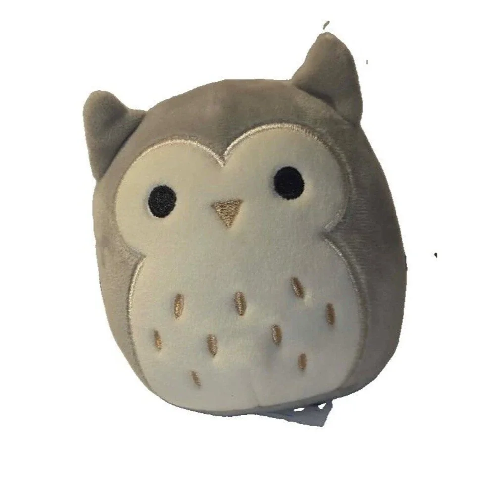 Kellytoy Squishmallows 8 Inch Hoot the Gray Owl Super Soft Plush NO TUSH TAG